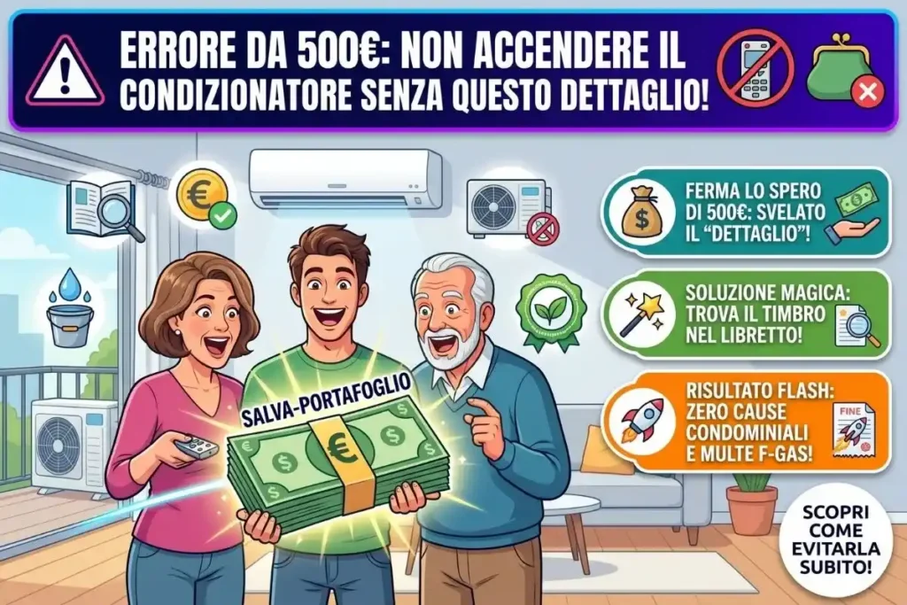 Condizionatori l'errore da 500 euro che fai prima di accenderli (e come evitarlo guardando questo dettaglio)