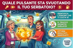 Consumi auto: il pulsante da non premere mai in viaggio se vuoi risparmiare tanta benzina