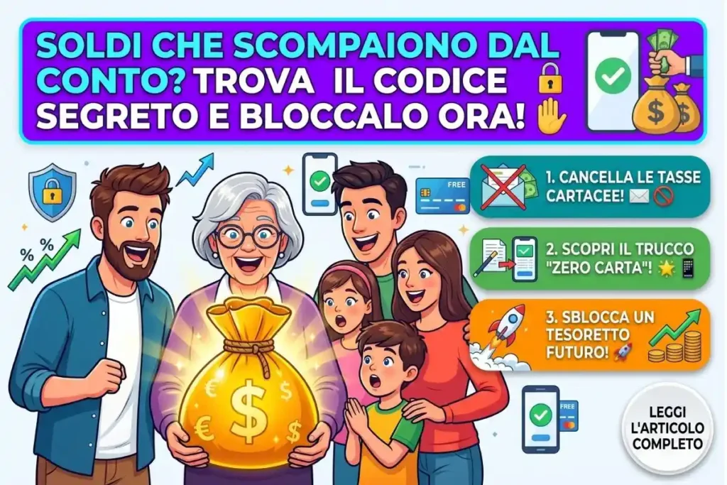 Conto Corrente La tassa invisibile di fine mese controlla questo codice sull'estratto conto per bloccarla