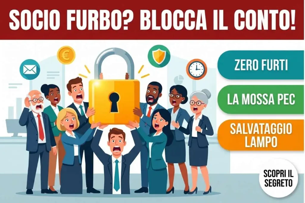 Conto corrente cointestato: la mossa d'emergenza per chiudere tutto se litighi pesantemente con il socio