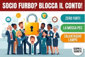 Conto corrente cointestato: la mossa d’emergenza per chiudere tutto se litighi pesantemente con il socio