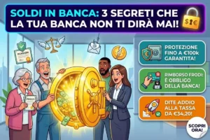 Conto corrente: come salvare i tuoi soldi in banca oggi