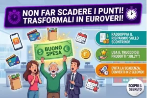 Conversione punti carta fedeltà supermercato in buoni spesa: le scadenze dei cataloghi premi da non perdere