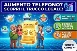 Disdetta contratto telefonico per modifica condizioni (rimodulazione): come cambiare operatore senza penali