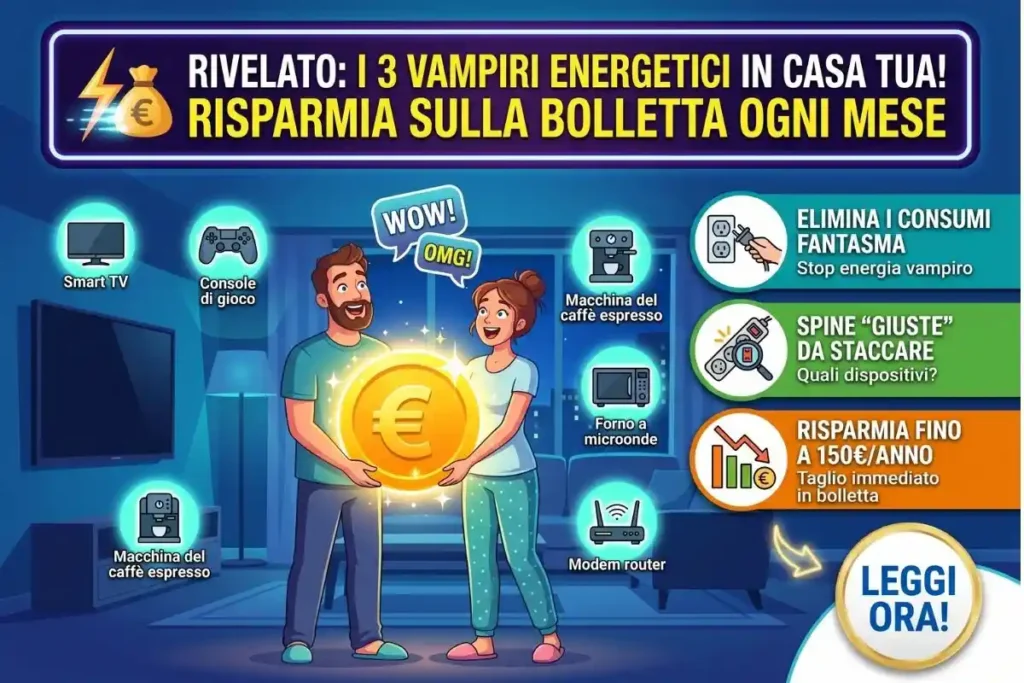 Elettrodomestici in stand-by che consumano di più quali spine staccare di notte per tagliare la bolletta