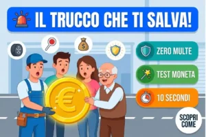 Gomme dell’auto: il trucco del “centesimo” per capire se sei a rischio multa (e sequestro) al primo posto di blocco