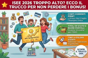 ISEE 2026 troppo alto? Il trucco della giacenza media per non perdere i bonus in famiglia