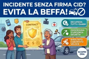 Incidente senza firmare il CID: la procedura d’urgenza per non farsi fregare dall’altra assicurazione