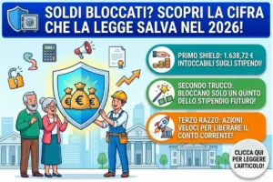Limite pignoramento conto corrente 2026: qual è la soglia di sopravvivenza impignorabile per legge