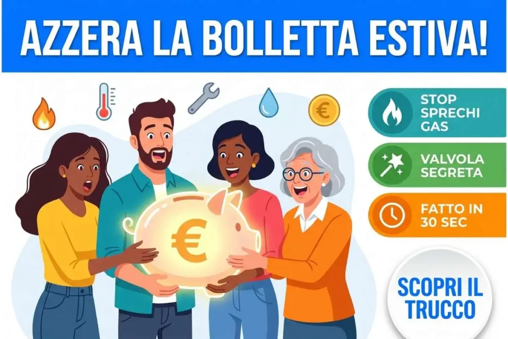 Manutenzione caldaia prima dell'estate: la valvola del riscaldamento da chiudere per azzerare i consumi di gas