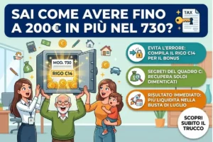 Modello 730: la riga segreta da compilare per avere fino a 200 euro in più in busta paga (lo sanno in pochi)