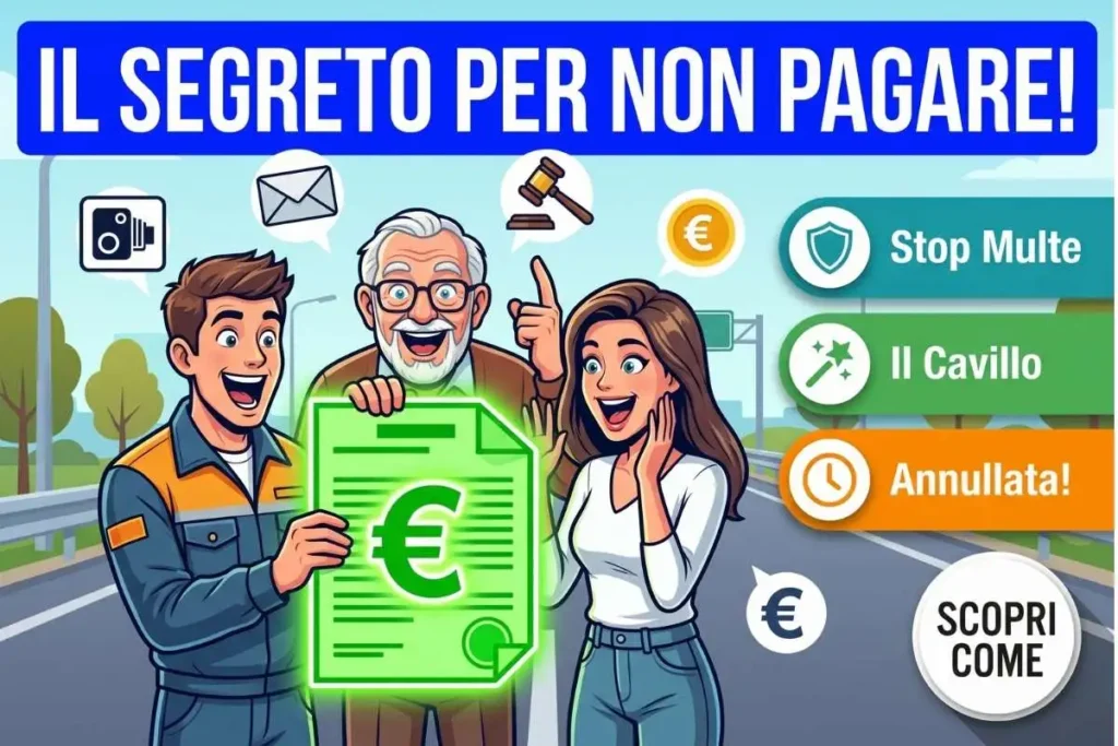 Multa presa con l'autovelox? Il cavillo legale per non pagarla (funziona nel 90% dei casi)