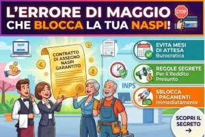 Naspi 2026: L’errore di maggio durante la richiesta di disoccupazione che blocca l’assegno per mesi