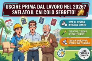 Pensione anticipata INPS: il calcolo esatto per capire se puoi smettere di lavorare nel 2026