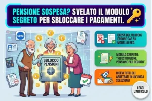 Pensione di reversibilità: l’errore del CAF che ti blocca i pagamenti di maggio (basta questo modulo per sbloccarli)