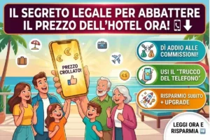 Prenotare vacanze: il trucco segreto col telefono per far crollare subito il prezzo dell’hotel