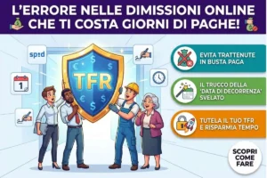 Procedura telematica dimissioni volontarie INPS: l’errore nel preavviso che fa perdere giorni di stipendio