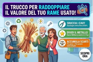 Quotazione rame usato al chilo oggi: dove vendere rottami e cavi elettrici ai centri di recupero metalli