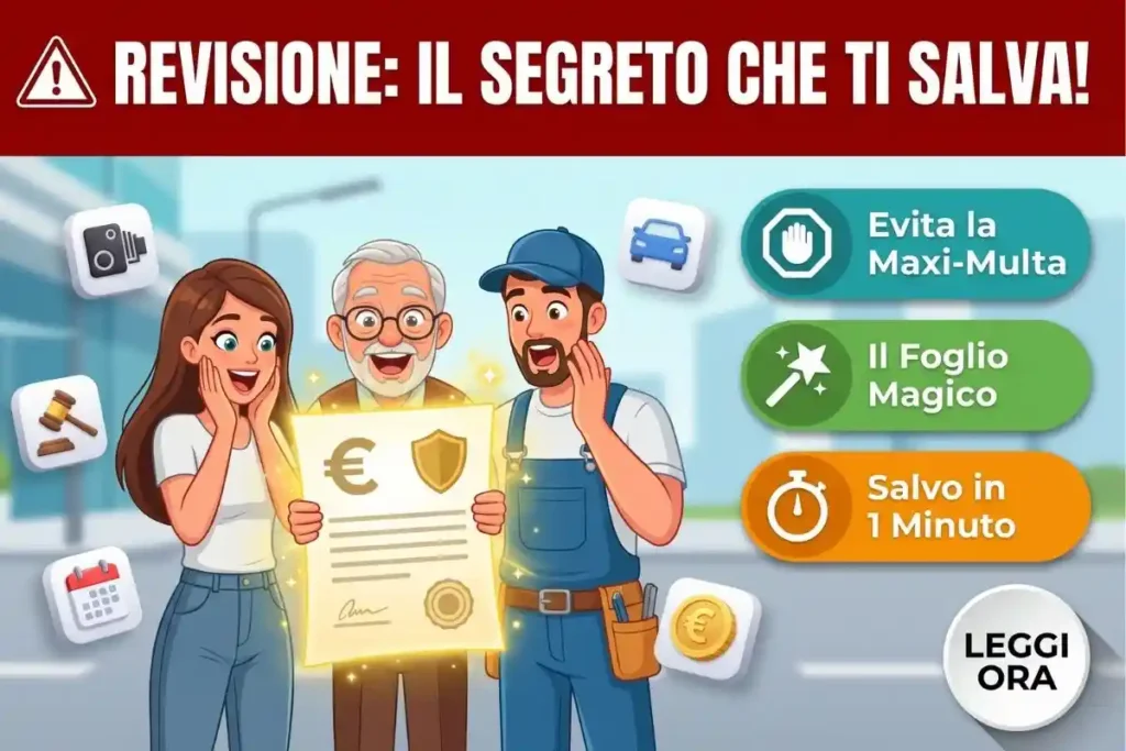 Revisione Auto la nuova regola che fa scattare il sequestro immediato (controlla subito il libretto)