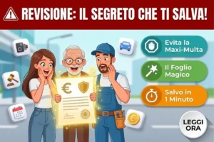 Revisione Auto: la nuova regola che fa scattare il sequestro immediato (controlla subito il libretto)