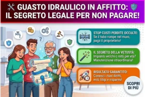 Riparazione guasto idraulico casa in affitto: quando la spesa spetta al proprietario e non all’inquilino