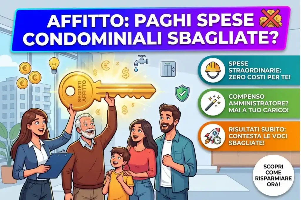 Ripartizione spese condominiali tabelle millesimali quali costi l'amministratore non può addebitare all'inquilino