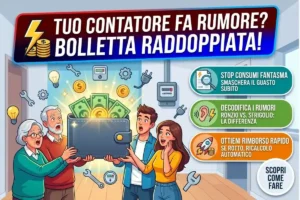 Rumore anomalo contatore luce elettronico: come verificare un guasto che raddoppia i consumi conteggiati
