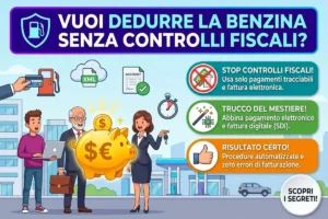 Scaricare l’auto della Partita IVA: l’unico metodo accettato dal Fisco per dedurre la benzina senza controlli