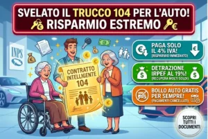 Sconto acquisto auto con Legge 104: la documentazione da presentare al concessionario per l’agevolazione