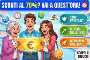 Scontrino della spesa: l’orario esatto in cui i supermercati nascondono gli sconti migliori (basta andarci a quest’ora)