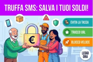 Truffa smishing SMS finto pacco Poste Italiane: come riconoscere il link malevolo e bloccare la frode