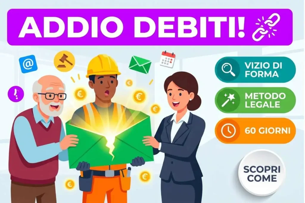 Vizio di forma notifica cartelle esattoriali Agenzia delle Entrate: i termini per annullare il debito