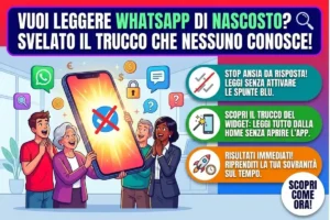 WhatsApp: come leggere i messaggi di nascosto senza farsi scoprire (e senza usare la modalità aereo)