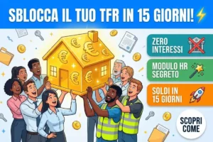 Anticipo TFR per comprare casa: il modulo aziendale per sbloccare i tuoi soldi in pochissimi giorni