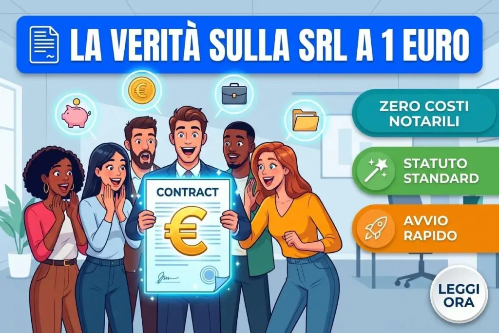 Aprire una SRL a 1 euro: la verità amara sui costi dal notaio che i siti online tendono a nasconderti