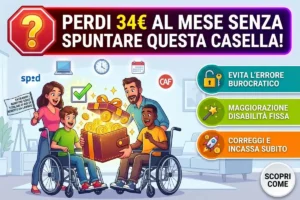 Assegno unico maggiorazione genitori lavoratori figli disabili: il dettaglio da controllare nella domanda 2026