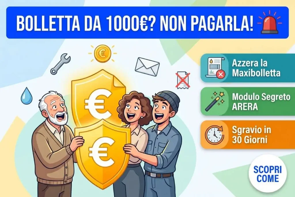 Bolletta dell'acqua di 1000€ per un tubo rotto: il modulo di "depenalizzazione" per non pagare per le perdite occulte