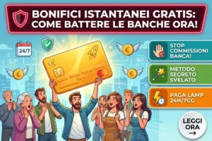 Bonifici istantanei a pagamento? Le banche italiane che te li fanno fare in 2 secondi completamente gratis