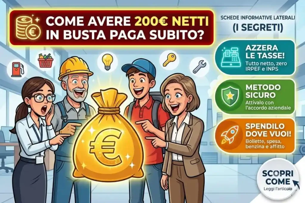 Bonus 200 euro fringe benefit dipendenti 2026 come attivarlo subito in busta paga con l'accordo aziendale