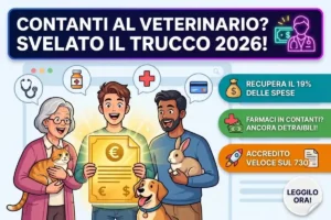 Bonus animali domestici 2026 detrazione 730: come inserire le fatture del veterinario se hai pagato in contanti