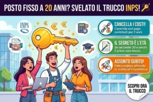 Bonus assunzioni under 30: l’agevolazione INPS che ti fa trovare lavoro subito se hai questa età