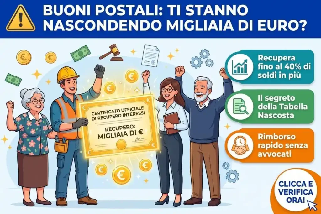 Buoni fruttiferi postali rimborso buoni emessi prima del 2000 la tabella di rivalutazione nascosta alle poste