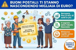 Buoni fruttiferi postali rimborso buoni emessi prima del 2000: la tabella di rivalutazione nascosta alle poste