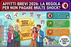 Cedolare secca affitti brevi: la regola del 2026 per non farsi multare su Airbnb