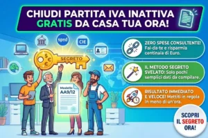 Chiudere una Partita IVA inattiva: il modulo gratuito da compilare a casa senza pagare il consulente