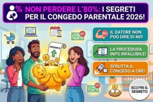 Come chiedere il congedo parentale all’80% per neo-genitori 2026: la guida per non farsi negare l’indennità dal datore