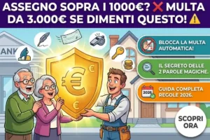 Come fare assegno bancario non trasferibile 2026: la multa da 3000€ se scordi la clausola sopra i mille euro