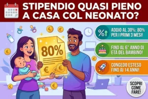 Congedo parentale all’80%: le nuove regole di maggio 2026 per stare a casa col neonato a stipendio quasi pieno