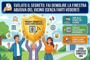 Denunciare abusi edilizi vicini di casa distanze finestre: come fare una segnalazione anonima ai Vigili Urbani