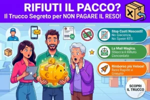 Diritto di recesso acquisto spedizione rifiuto pacco: come evitare i costi di reso rifiutando il corriere